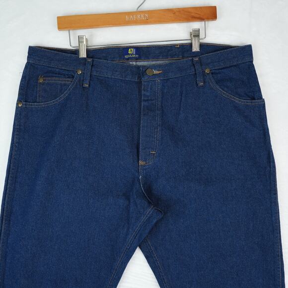 Wrangler Jeans Mens 40x30 Blue 47MWZ Premium Performance Cowboy Cut Regular Fit - Picture 5 of 12